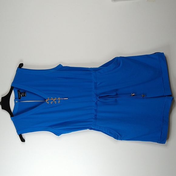 Ashley Stewart Blue Romper Size: 12 - Picture 1 of 9